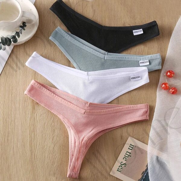 Kinky Cloth 3PCS/Set Cotton Thong Panties