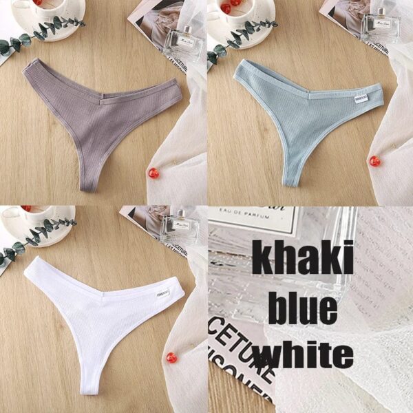 Kinky Cloth set10 / M / Set 3PCS/Set Cotton Thong Panties