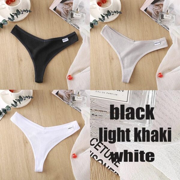 Kinky Cloth set12 / M / Set 3PCS/Set Cotton Thong Panties