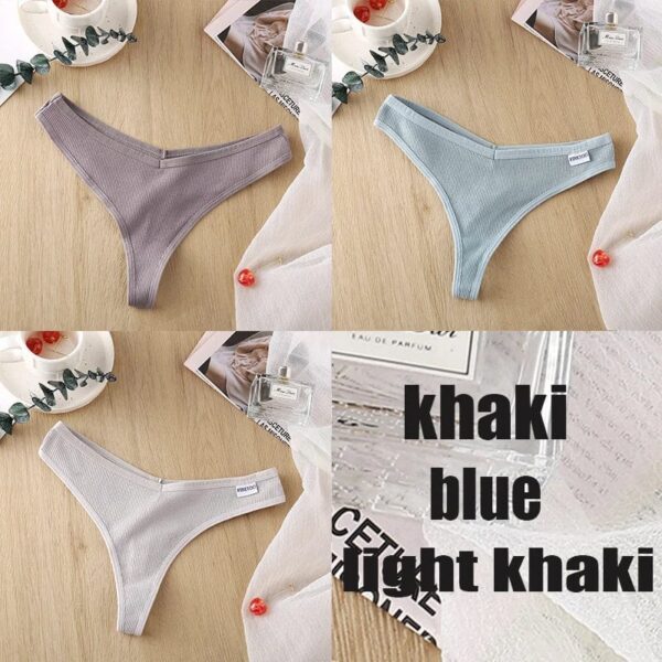 Kinky Cloth set15 / M / Set 3PCS/Set Cotton Thong Panties