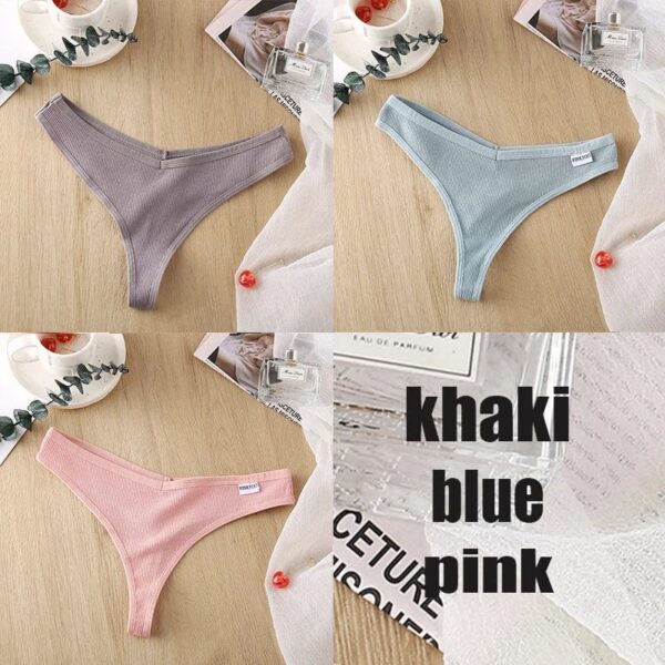 Kinky Cloth set16 / M / SET 3PCS/Set Cotton Thong Panties