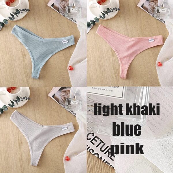 Kinky Cloth set17 / M / Set 3PCS/Set Cotton Thong Panties