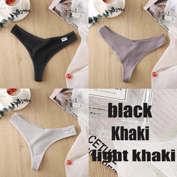 Kinky Cloth set2 / XL / Set 3PCS/Set Cotton Thong Panties