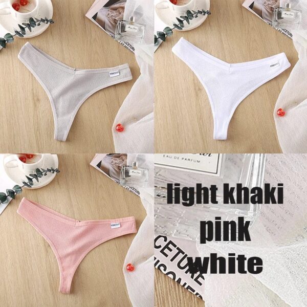 Kinky Cloth set21 / M / Set 3PCS/Set Cotton Thong Panties