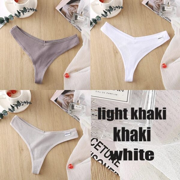 Kinky Cloth set23 / M / SET 3PCS/Set Cotton Thong Panties