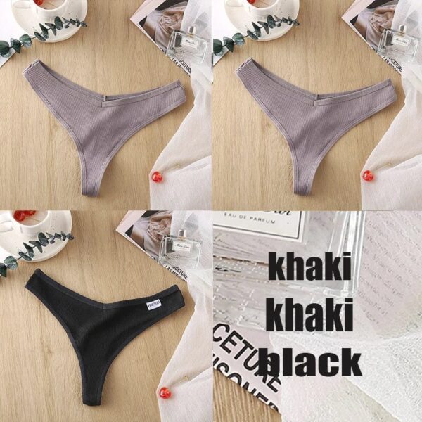 Kinky Cloth set7 / M / SET 3PCS/Set Cotton Thong Panties