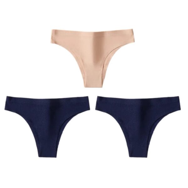 Kinky Cloth 3PCS/Set Ice Silk Thong Panties