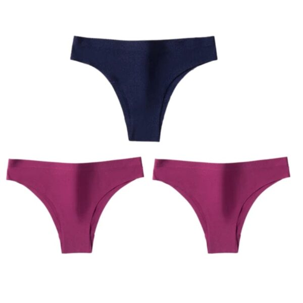 Kinky Cloth 3PCS/Set Ice Silk Thong Panties