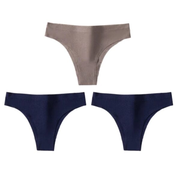 Kinky Cloth 3PCS/Set Ice Silk Thong Panties