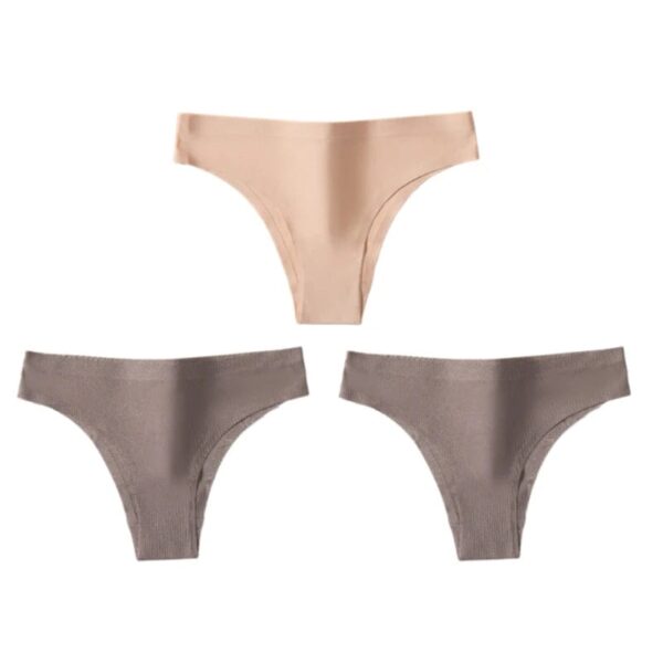 Kinky Cloth 3PCS/Set Ice Silk Thong Panties