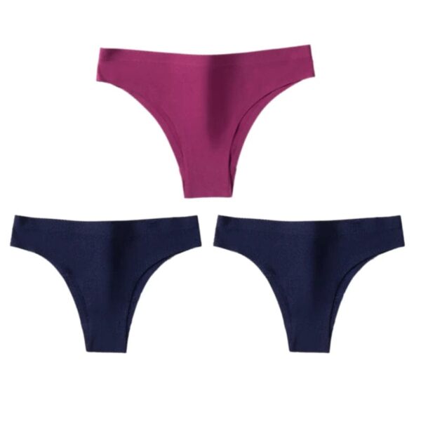 Kinky Cloth 3PCS/Set Ice Silk Thong Panties