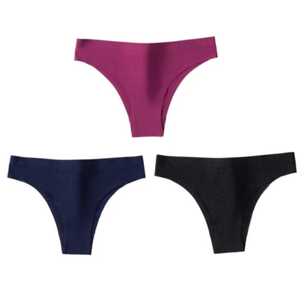 Kinky Cloth 3PCS/Set Ice Silk Thong Panties