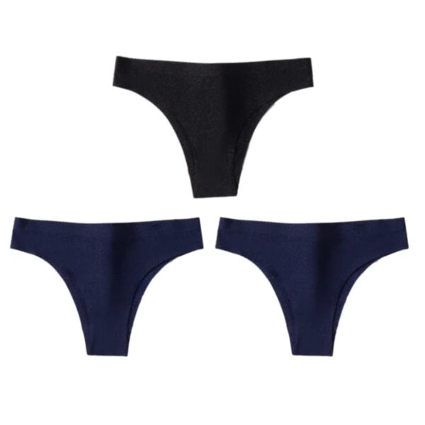 Kinky Cloth 3PCS/Set Ice Silk Thong Panties