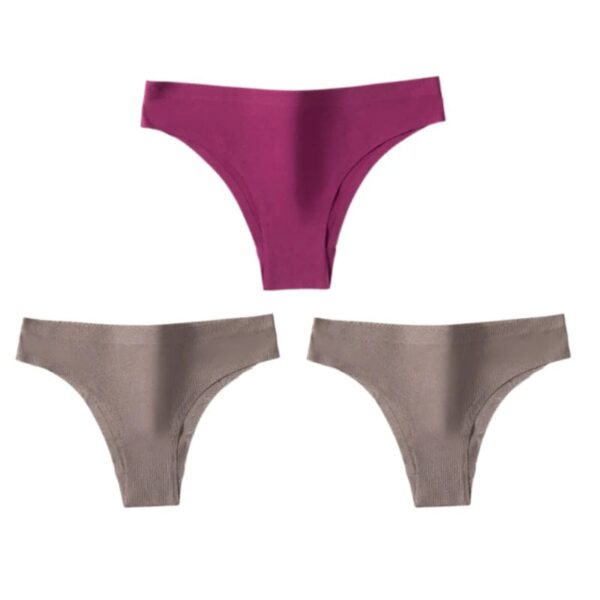 Kinky Cloth 3PCS/Set Ice Silk Thong Panties