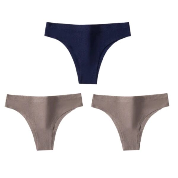 Kinky Cloth 3PCS/Set Ice Silk Thong Panties