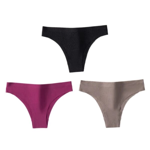 Kinky Cloth Set 11 / 4XL / 3pcs 3PCS/Set Ice Silk Thong Panties