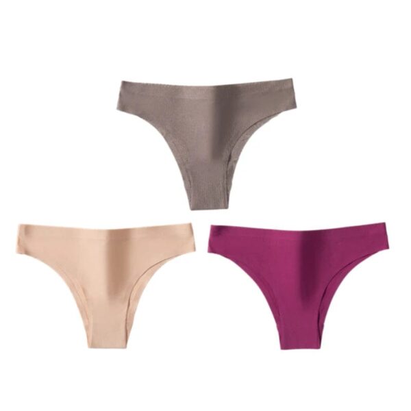 Kinky Cloth Set 7 / M / 3pcs 3PCS/Set Ice Silk Thong Panties