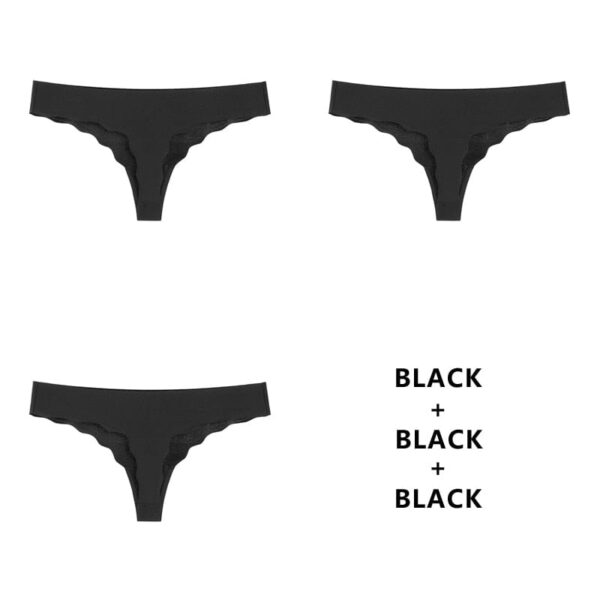 Kinky Cloth 3PCS/Set Seamless T-Back Panties