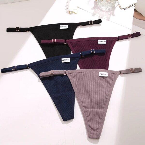 Kinky Cloth 4PCS/Set G-String Cotton Panties