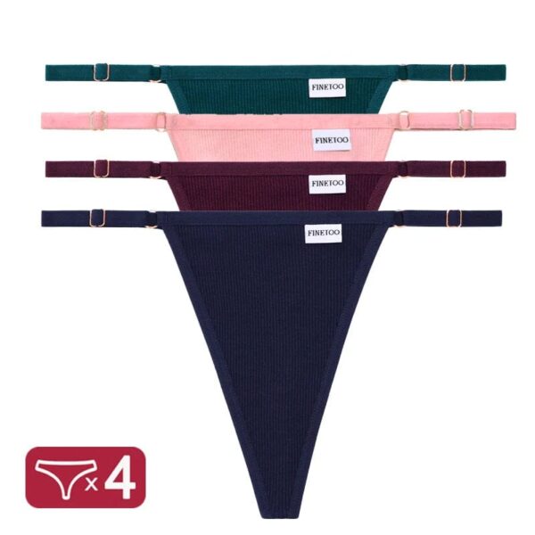 Kinky Cloth Set 14 / M / Set 4PCS/Set G-String Cotton Panties