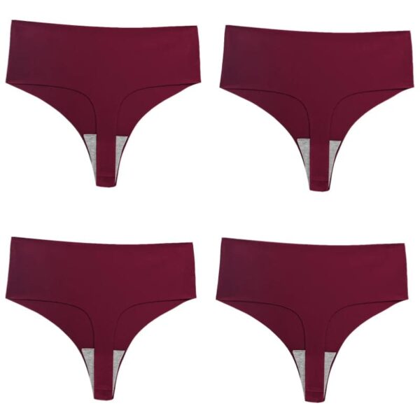 Kinky Cloth 4PCS/Set High-Rise Thongs