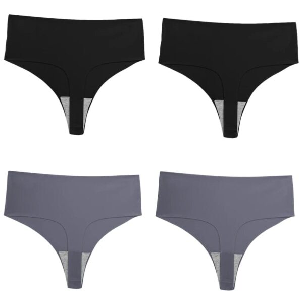 Kinky Cloth Set 12 / XS / 4pcs 4PCS/Set High-Rise Thongs