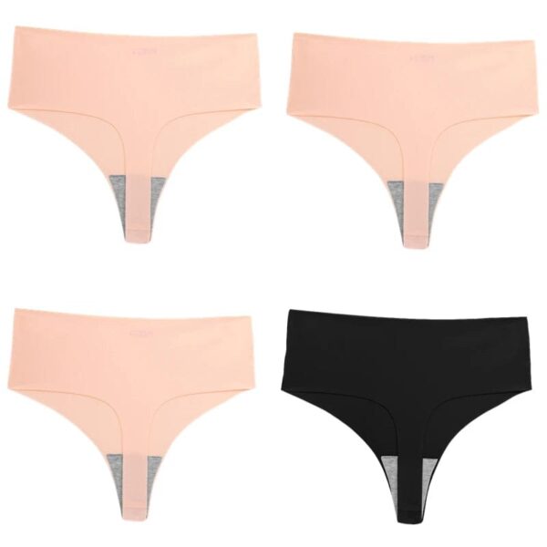 Kinky Cloth Set 15 / XS / 4pcs 4PCS/Set High-Rise Thongs