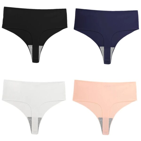 Kinky Cloth Set 4 / XS / 4pcs 4PCS/Set High-Rise Thongs