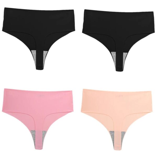 Kinky Cloth Set 6 / XS / 4pcs 4PCS/Set High-Rise Thongs