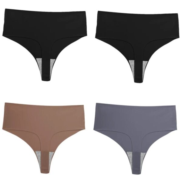 Kinky Cloth Set 7 / XS / 4pcs 4PCS/Set High-Rise Thongs