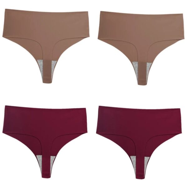 Kinky Cloth Set 8 / L / 4pcs 4PCS/Set High-Rise Thongs