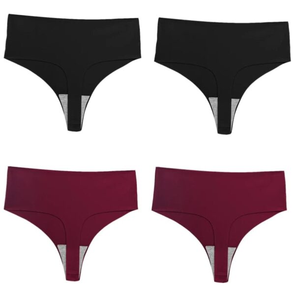 Kinky Cloth Set 9 / L / 4pcs 4PCS/Set High-Rise Thongs