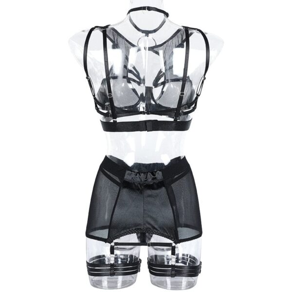 Kinky Cloth 5-Piece Mesh Lingerie Set