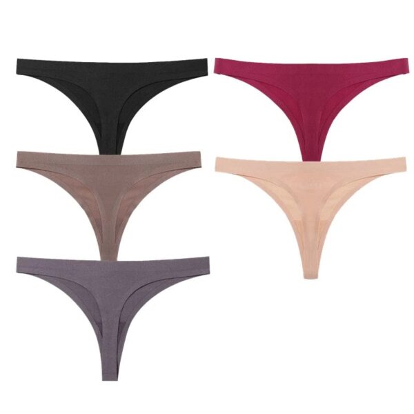 Kinky Cloth Set 12 / M / 5pcs 5PCS/Set Seamless Thong Panties