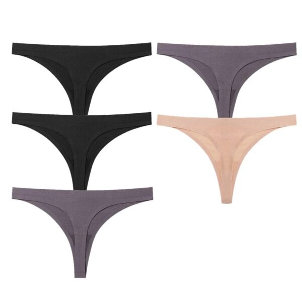 Kinky Cloth Set 16 / M / 5pcs 5PCS/Set Seamless Thong Panties