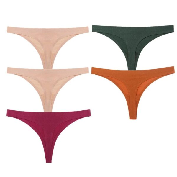 Kinky Cloth Set 18 / M / 5pcs 5PCS/Set Seamless Thong Panties