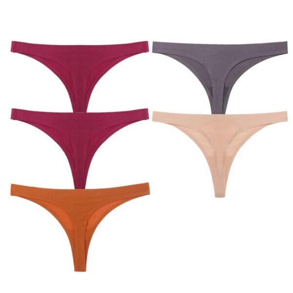 Kinky Cloth Set 21 / M / 5pcs 5PCS/Set Seamless Thong Panties