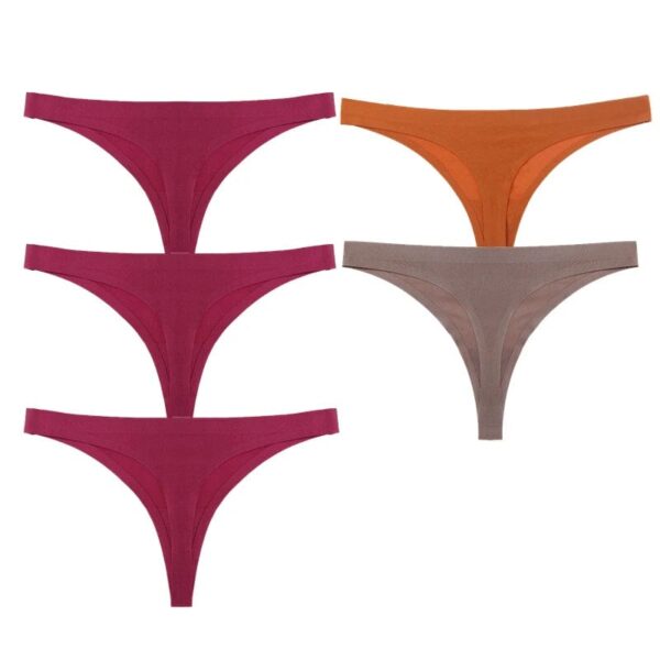 Kinky Cloth Set 24 / M / 5pcs 5PCS/Set Seamless Thong Panties