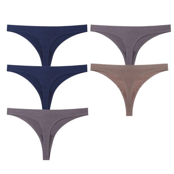 Kinky Cloth Set 27 / M / 5pcs 5PCS/Set Seamless Thong Panties