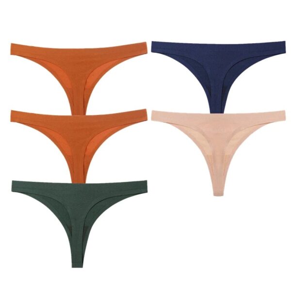 Kinky Cloth Set 28 / M / 5pcs 5PCS/Set Seamless Thong Panties