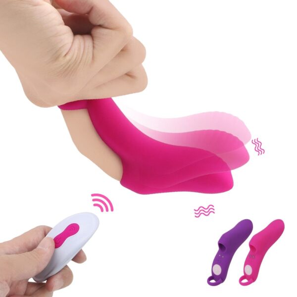 Kinky Cloth 9 Frequency Wireless Finger Vibrator