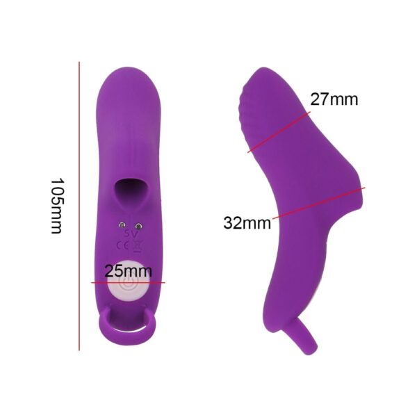 Kinky Cloth 9 Frequency Wireless Finger Vibrator