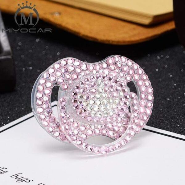 Kinky Cloth crown 6 to 18m ABDL Rhinestone Adult Pacifier Binkie