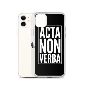 Kinky Cloth Acta Non Verba  IPhone Case