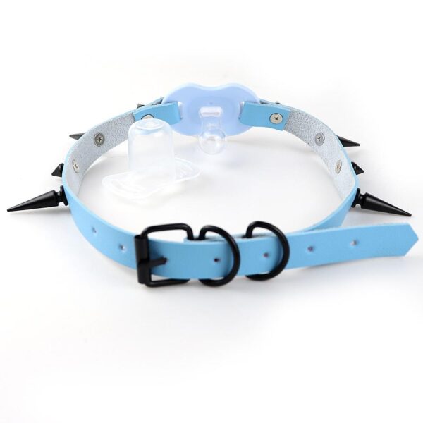 Kinky Cloth 200345142 Adult Pacifier Gag With Choker Collar