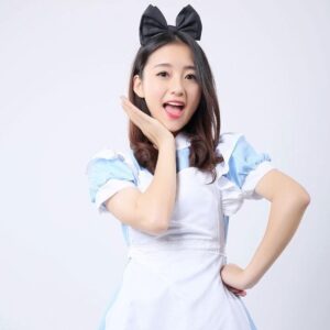 Kinky Cloth black / L Alice in Wonderland Dress