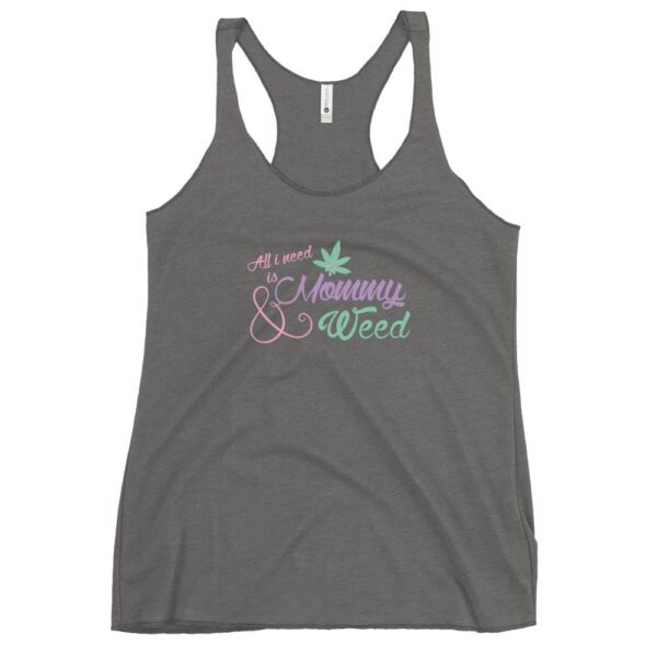 Kinky Cloth Premium Heather / XS All I Need Is Mommy & Weed Tank Top