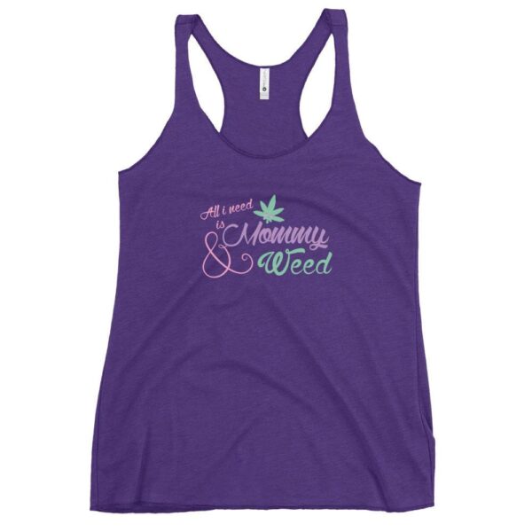 Kinky Cloth Purple Rush / XS All I Need Is Mommy & Weed Tank Top