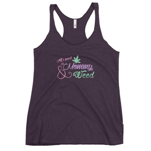 Kinky Cloth Vintage Purple / XS All I Need Is Mommy & Weed Tank Top