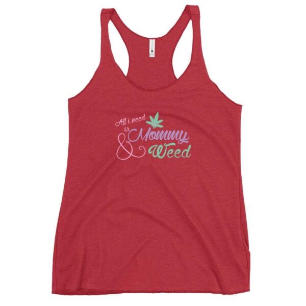 Kinky Cloth Vintage Red / XS All I Need Is Mommy & Weed Tank Top